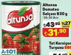 ALTUNSA DOMATES SALÇASI ALTUNSA DOMATES SALÇASI